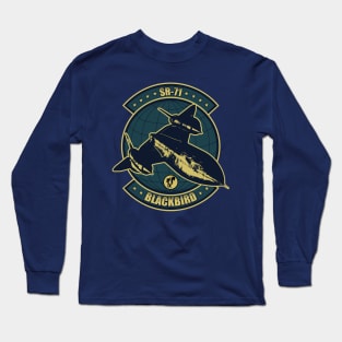 SR-71 Blackbird Patch Long Sleeve T-Shirt